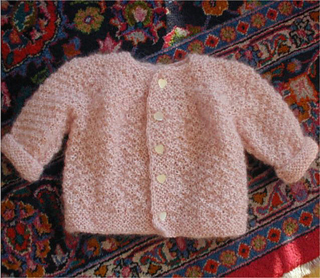 June Baby Sweater, with Hood option