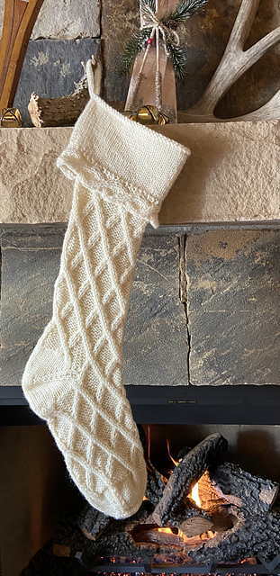 Celtic Diamonds Stocking