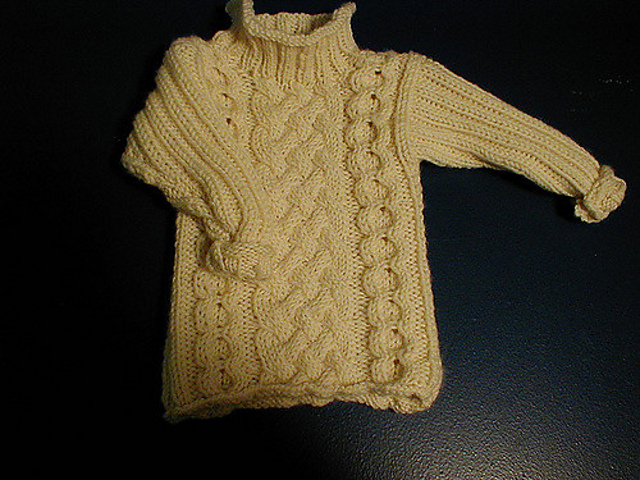 Julia's Aran Pullover and Hat