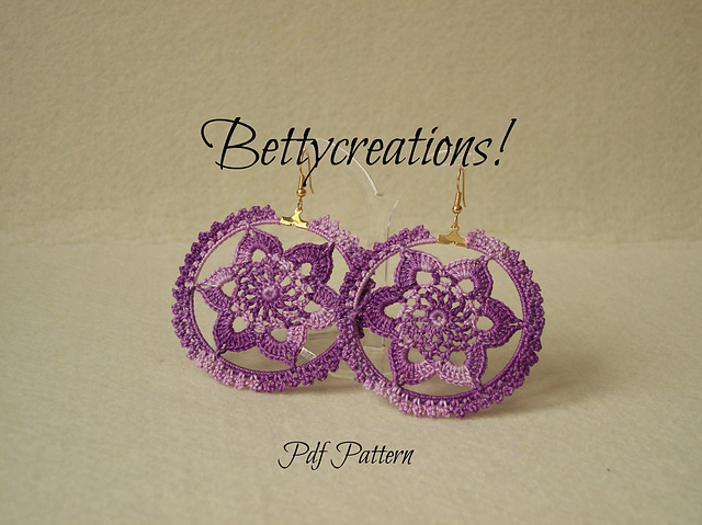 Circle Crochet n°3 Earrings