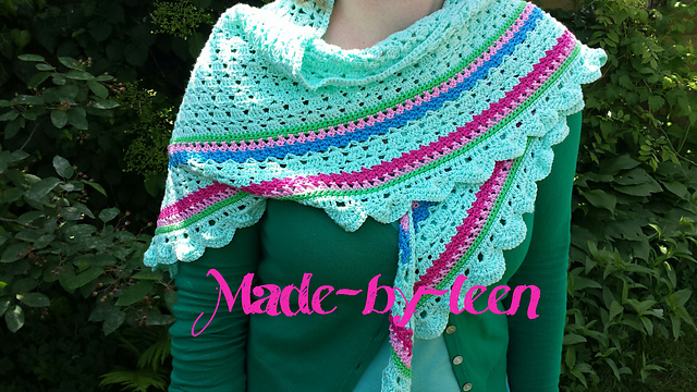 April Flower Shawl