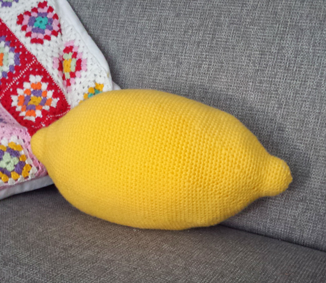 lemon pillow