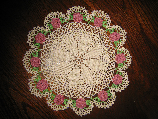 Rose Doily