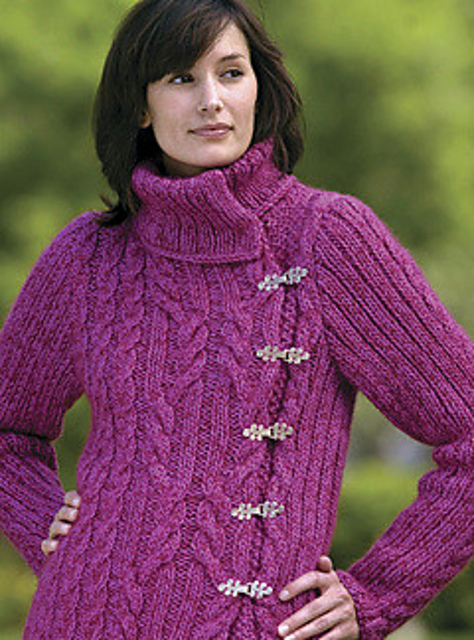 Cabled Duffle Coat