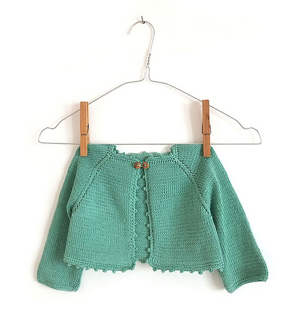 Aquamarine Baby Cardigan