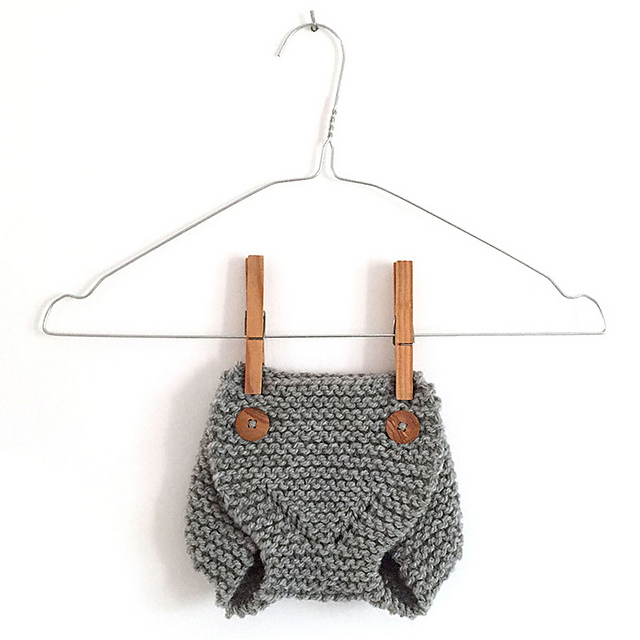 Garter Stitch Diaper Cover
