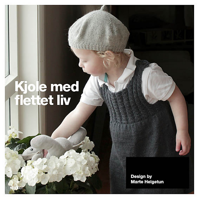 Kjole med flettet liv