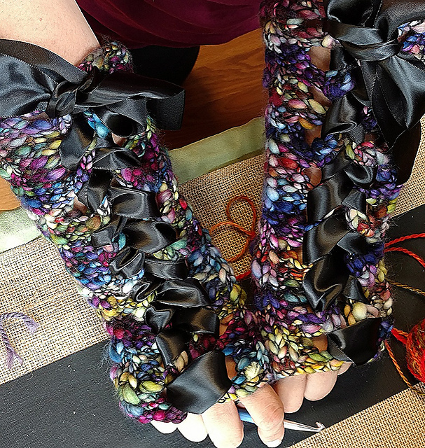 Lace Up Gauntlets