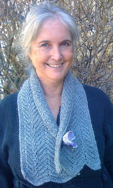 Fish Bone Lace Scarf