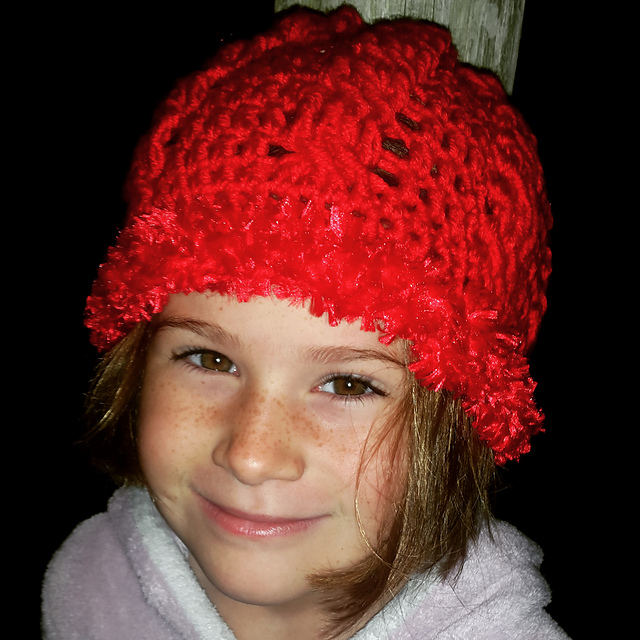chunky crochet cable hat