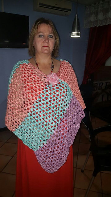 Vibrant Poncho