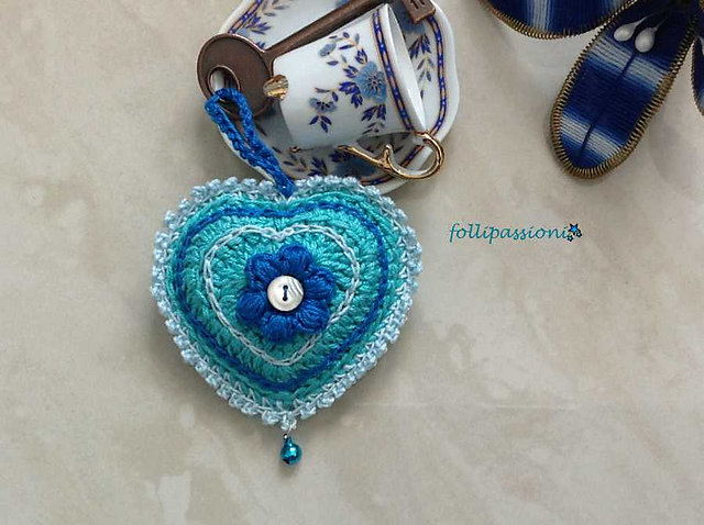 Portachiavi a cuore