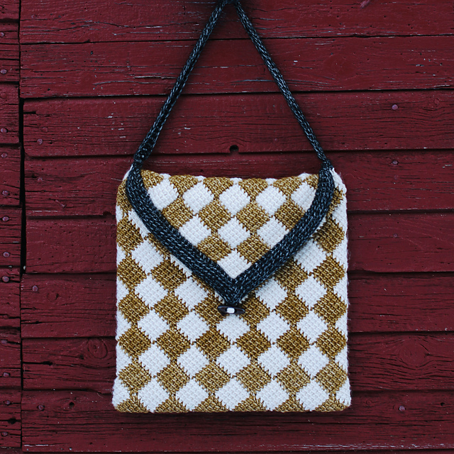 The "Basket Case" tunisian crochet bag