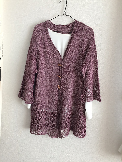 #19 Diamond Long Cardigan