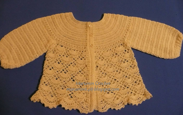 Shell Stitch Baby Jacket