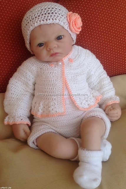 White baby bolero