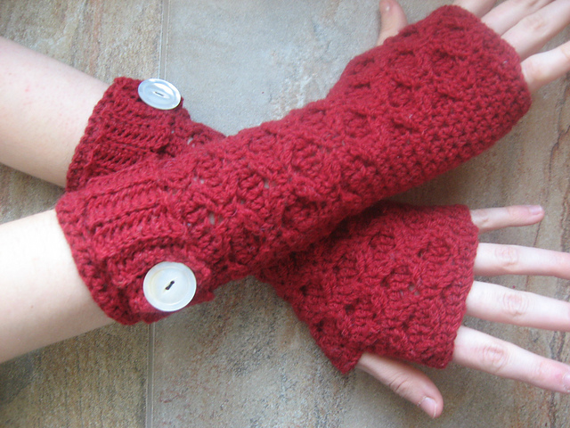 Holly Berry Gloves