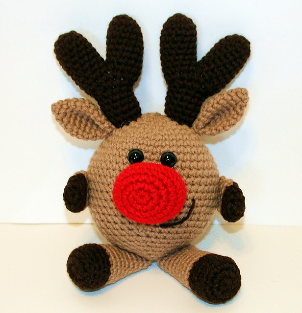 Rudolph Noggin Pal Amigurumi