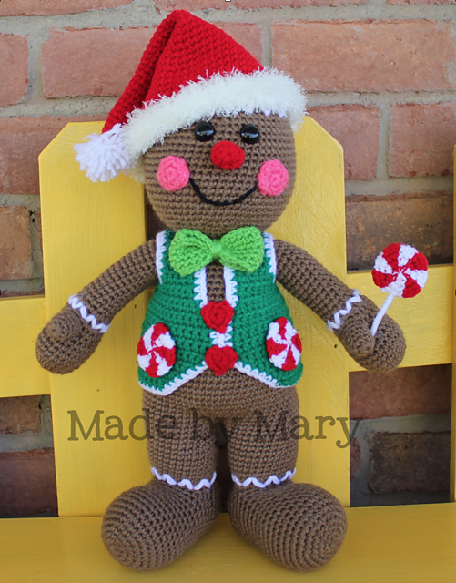 Gingerbread Boy Amigurumi