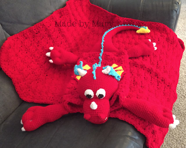 Ravelry Maximus the Dragon Blanket Buddy pattern by Mary Smith