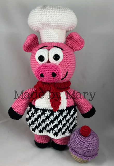 Pig Chef Porkchop Amigurumi