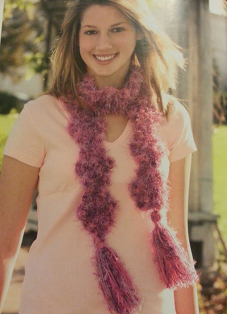 Fluffy Flowers Scarf