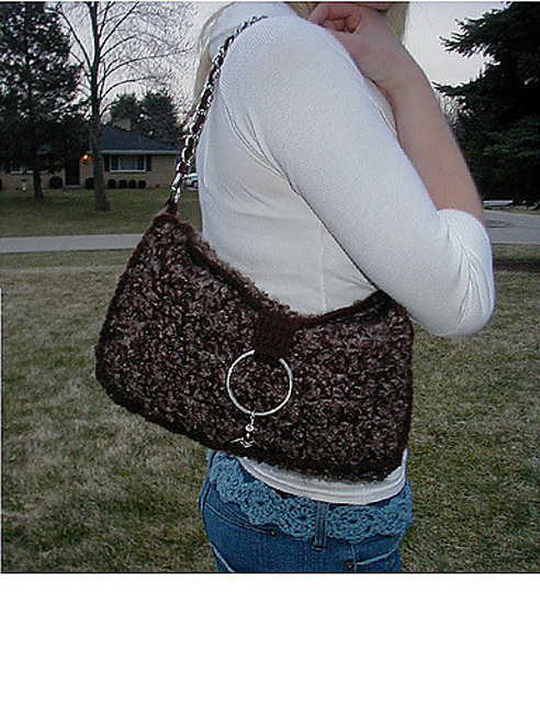 Mocha Tweed Purse