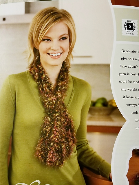Scarf with Flared Ends