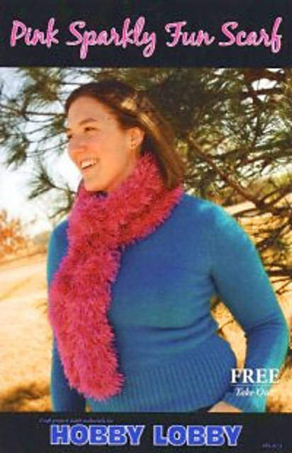Pink Sparkly Fun Scarf