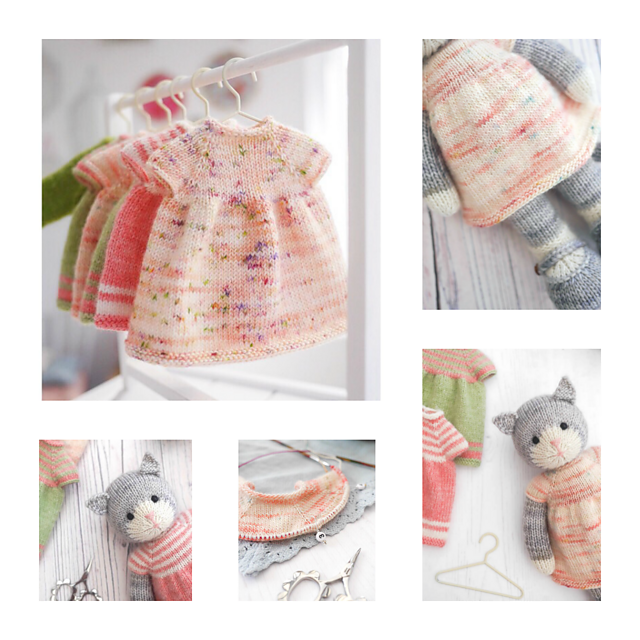 top down dress knitting pattern Ravelry: TEAROOM by Susan Hickson MAR26WK3