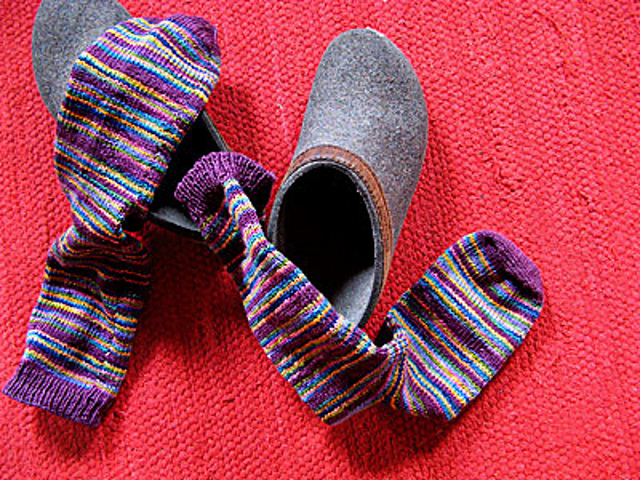 Koigu Striped Socks