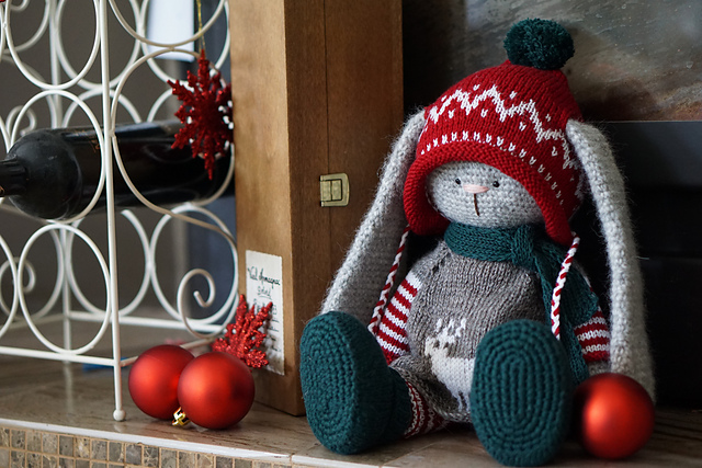 Christmas Gnome Bunny