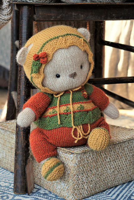 Doll Toy Clothes - Teddy Bear Cozy Outfit
