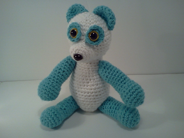Evan Panda Ami'Pal Amigurumi Stuffed Bear