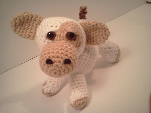 Emma Baby Cow Ami'Pal Amigurumi Stuffed Calf