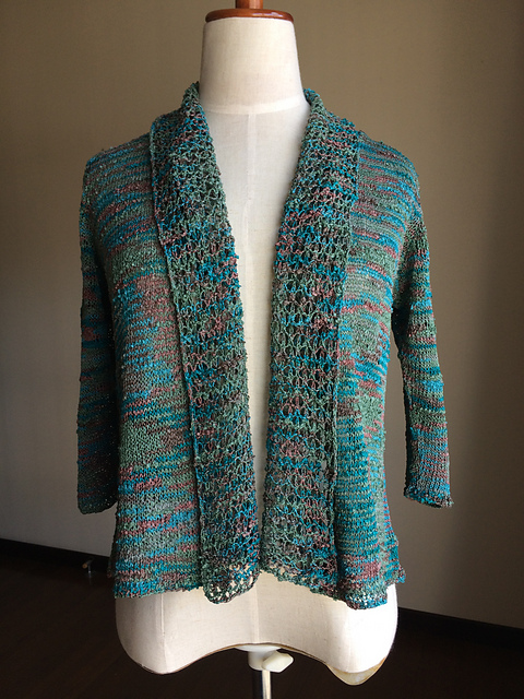 YS-654 Ganpi Surabu Kasuri Cardigan