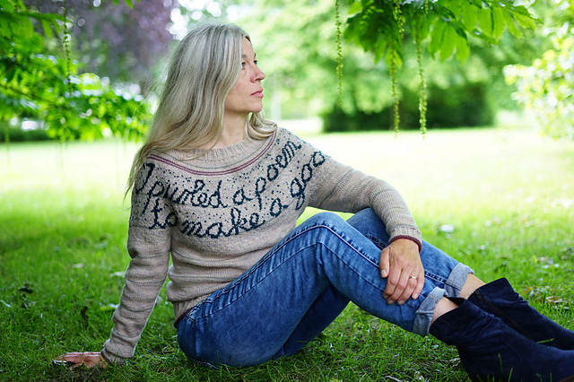 Purled Poem Sweater
