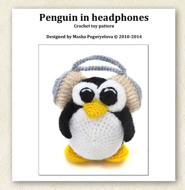Penguin in Headphones