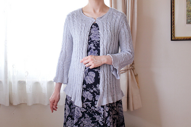 5 Cable cardigan pattern