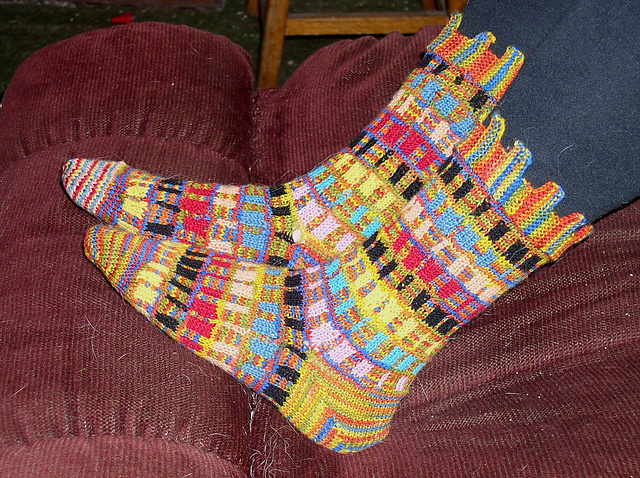 Jackson Pollack Socks