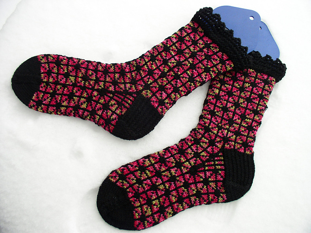 Church Windows Socks