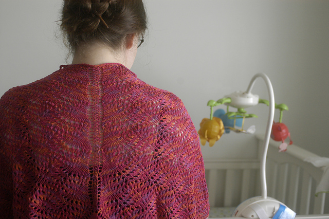 Firebird Flight Shawl