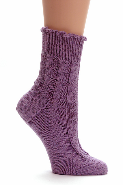 Mouchoir Socks, Toe Up