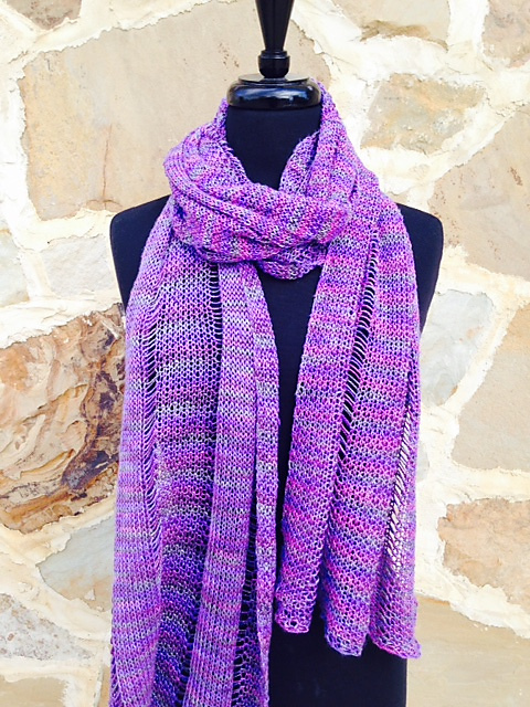 Post Modern Plaid Silk Scarf