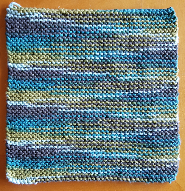 Basic Garter Stitch Dishcloth