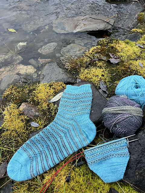 Ripple and Rock Socks