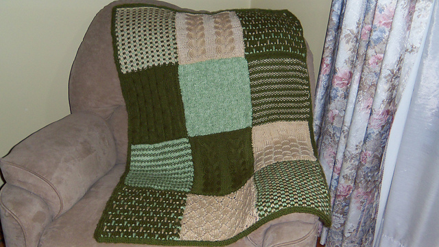 Season 3 Knit Afghan Square of the Week