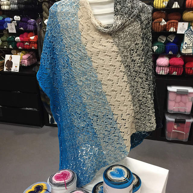 Chevron Poncho
