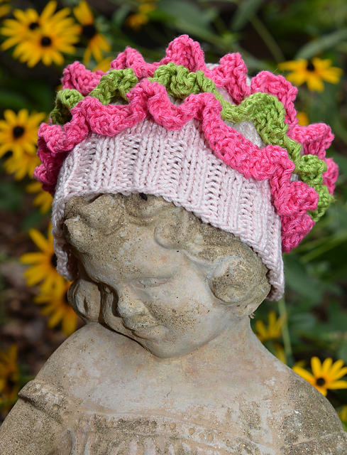Garden Girl's Ruffle Hat