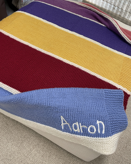 Aaron's Garter Edge Blanket